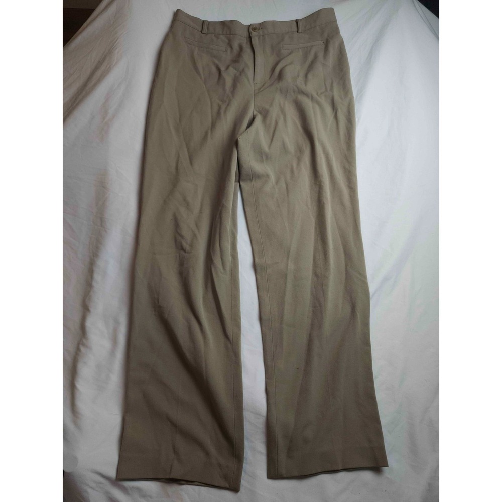 Rafaella Dress Pants Womens 16 Beige Academia Career Professional Officewear
